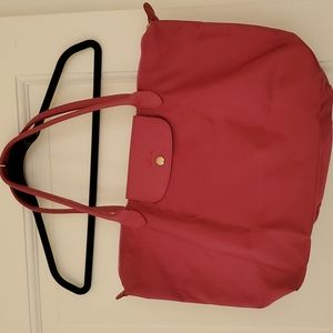 Longchamp, Le Pilage Nylon bag, large, raspberry